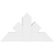 Ekena Millwork Richland Architectural Grade PVC Gable Bracket, 36"W x 19 1/2"H x 4"D x 6"F, 13/12 Pitch GBP036X20X0406RIC00 - alternate 2